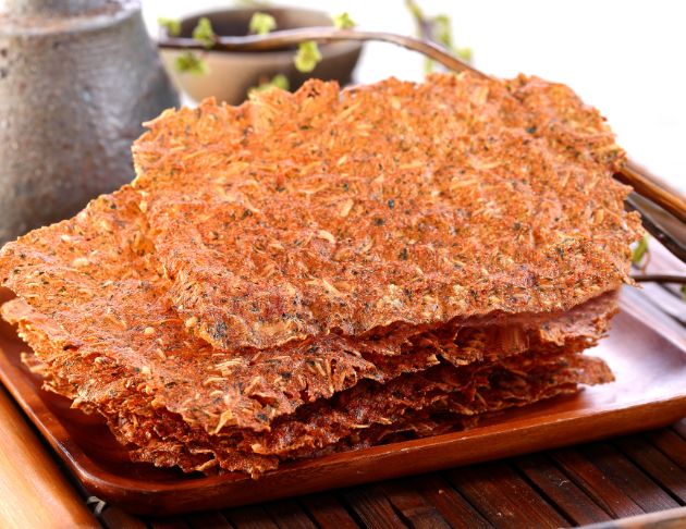 大安港名產-海尪窟杏仁脆豬肉乾